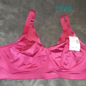 Serenada watermelon pink bra size 46C NWT